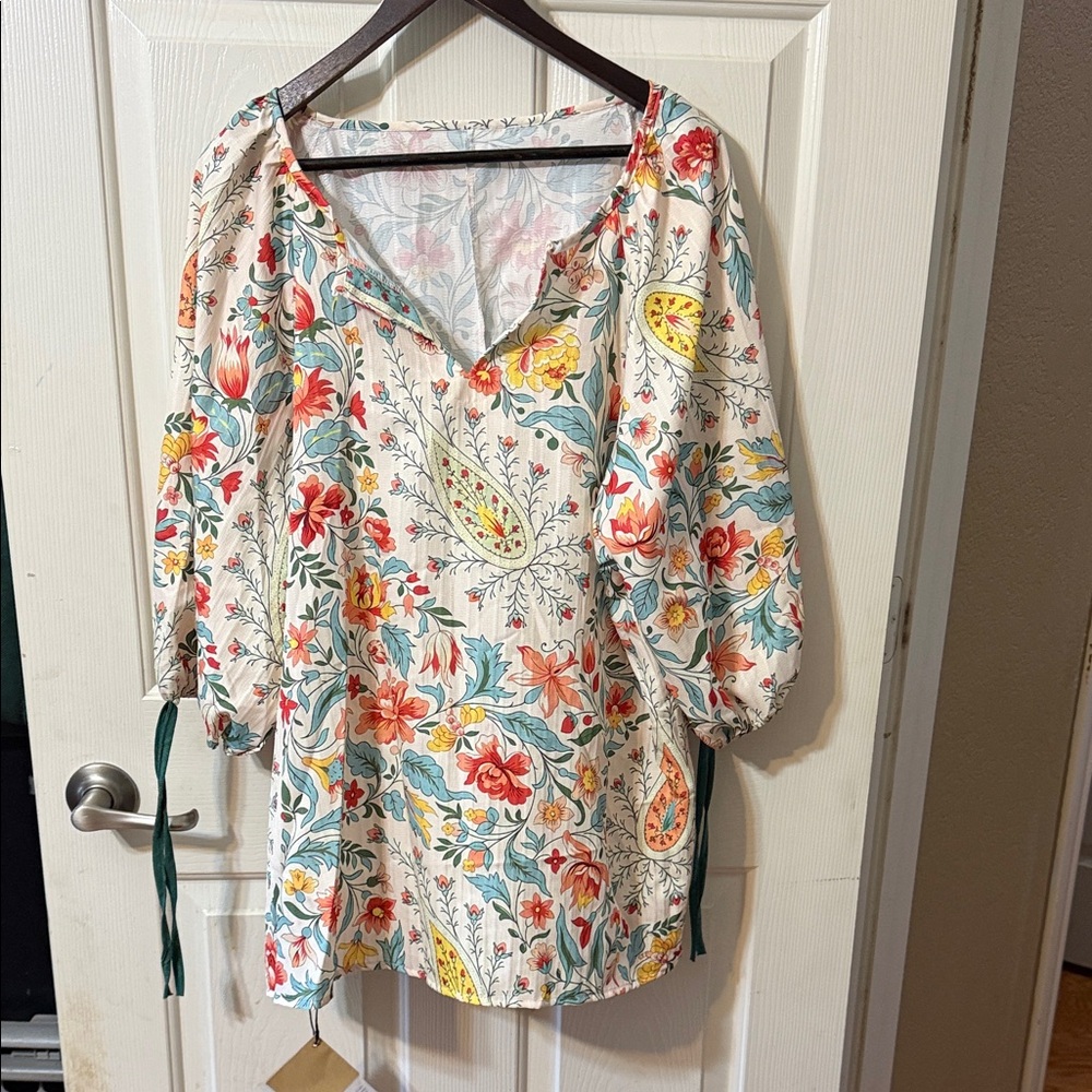Cherry Betty NWT Floral Print Women's Top